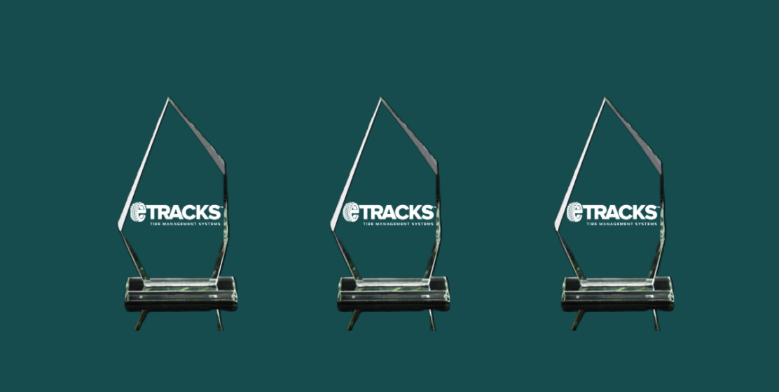 Awards with eTracks Logos